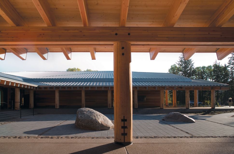 Grand Teton Visitor Center © Nic Lehoux Photography