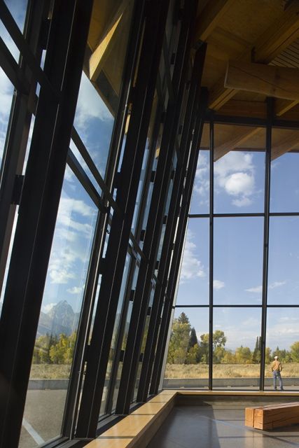 Grand Teton Visitor Center © Nic Lehoux Photography