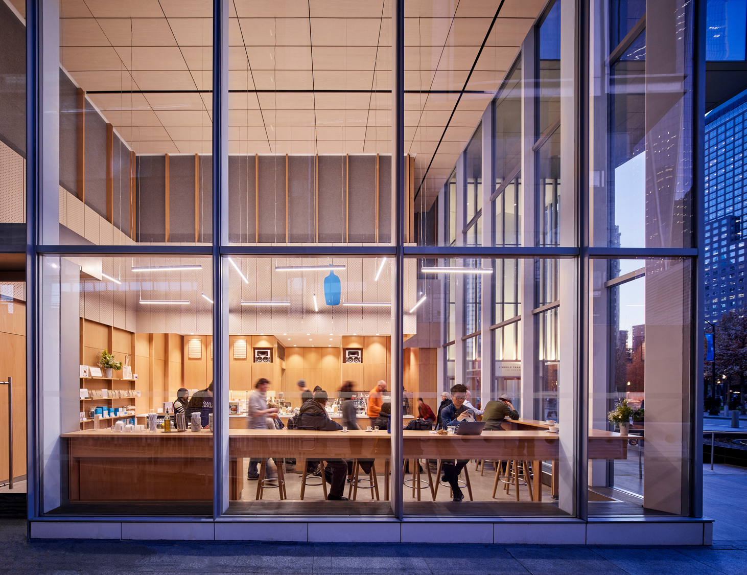 Bohlin Cywinski Jackson touches up Williamsburg's Blue Bottle Coffee