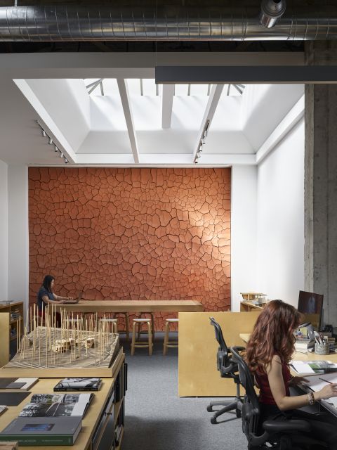 BCJ SF office Goldsworthy wall